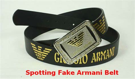 giorgio armani belts fake